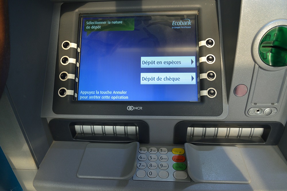 cash deposit atm screen